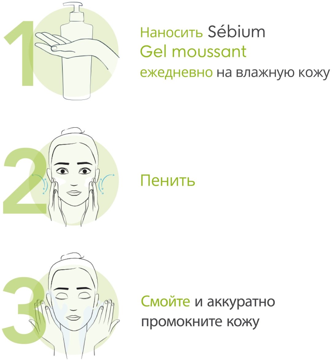 Bioderma Sebium Moussant гель 100 мл купить,NaN