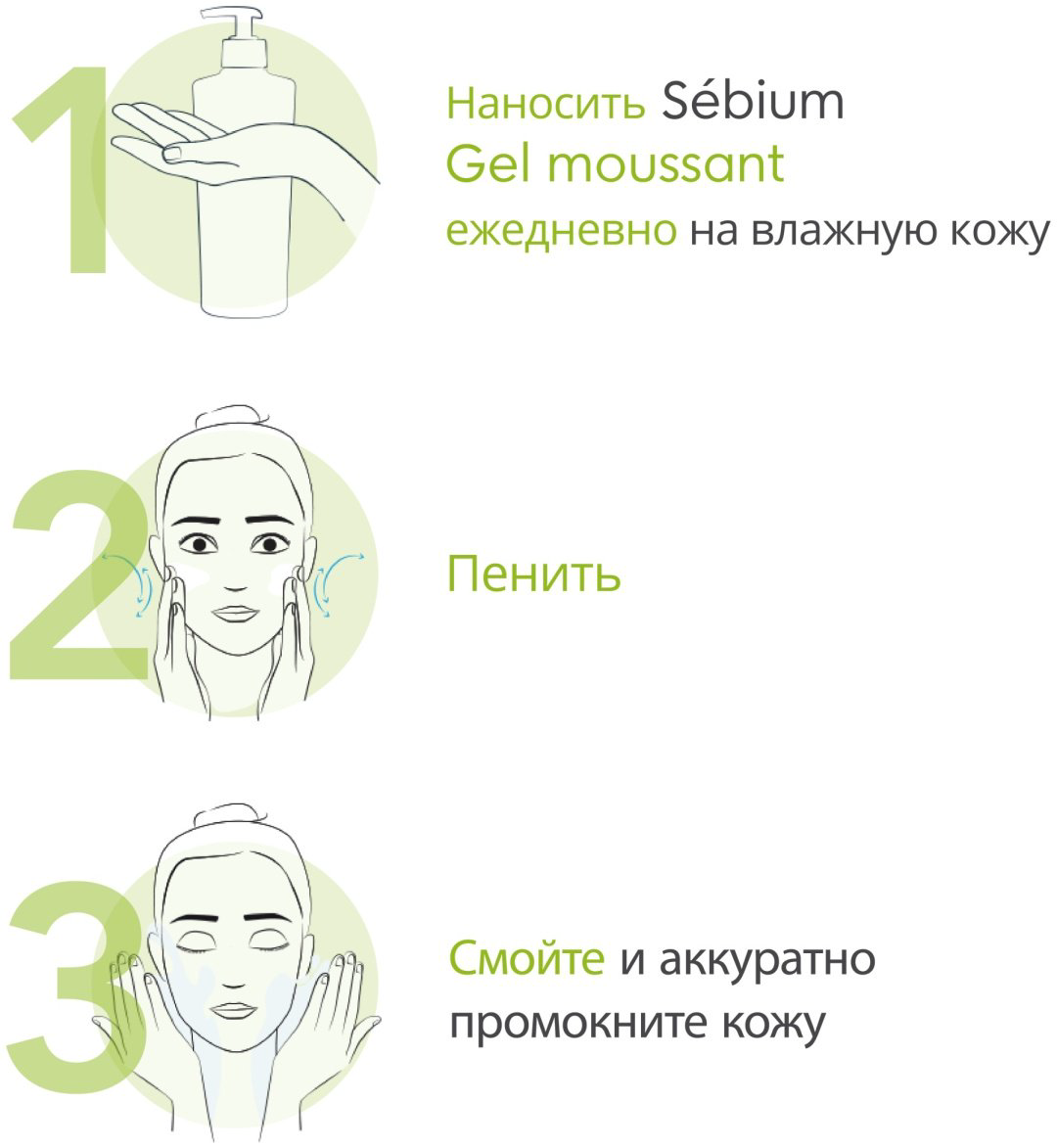 Bioderma Sebium Moussant гель 100 мл купить,NaN