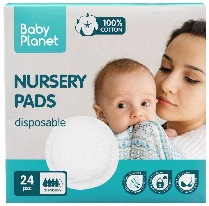 Baby Planet Прокладки для груди одноразовые 24 шт купить,NaN