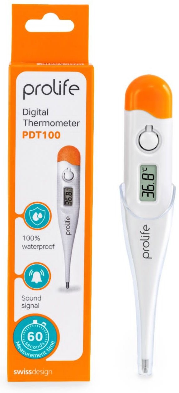 Термометр Термометр Prolife PDT100 подмышечный, оральный, ректальный