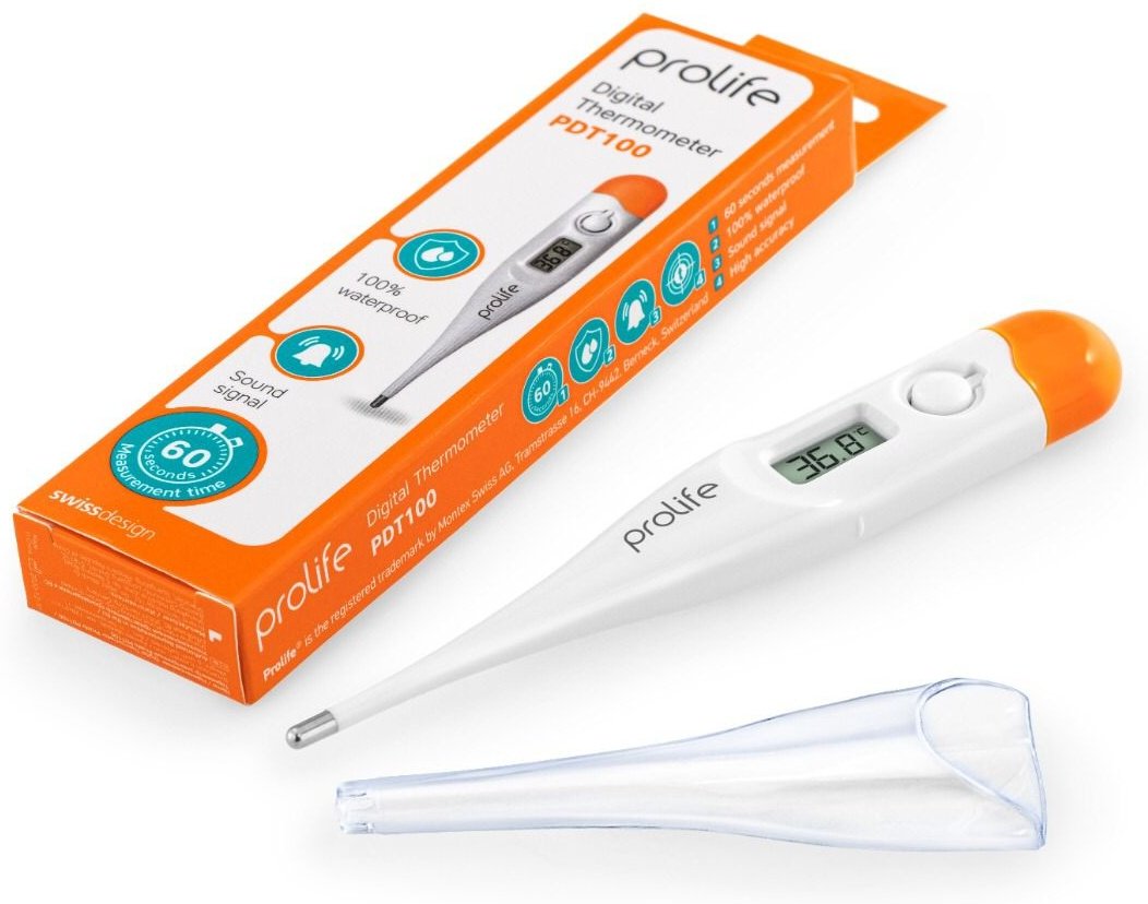 Термометр Термометр Prolife PDT100 подмышечный, оральный, ректальный