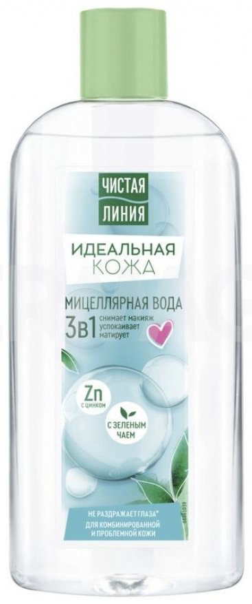 ЧИСТАЯ ЛИНИЯ Идеальная кожа мицеллярная вода 400 мл купить,NaN