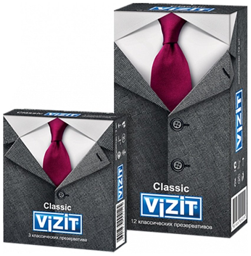 Презервативы Презервативы VIZIT Classiс 3 шт купить,NaN
