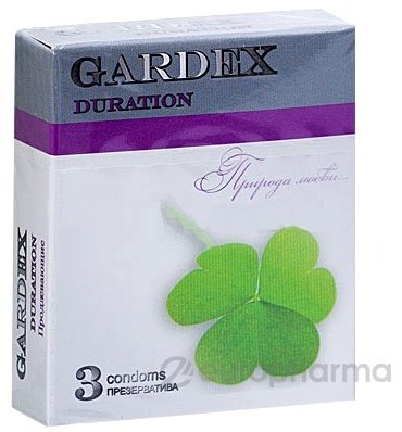 Презервативы Презервативы Gardex Duration 3 шт купить,NaN