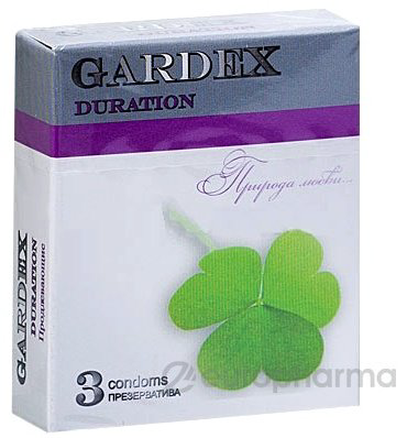 Презервативы Презервативы Gardex Duration 3 шт купить,NaN