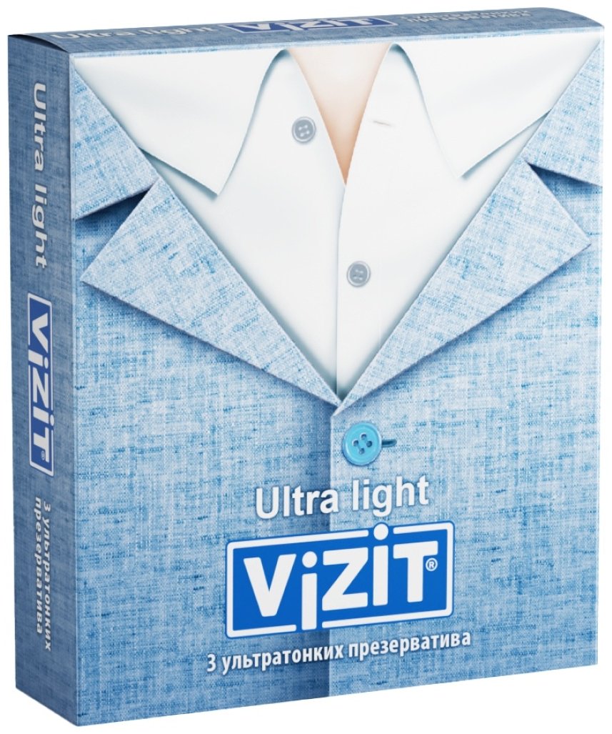 Презервативы Презервативы VIZIT Ultra light 3 шт купить,NaN