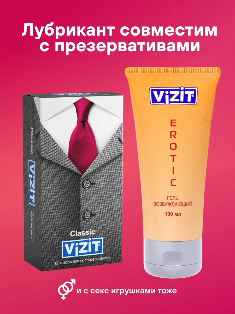 Лубрикант VIZIT гель без аромата 100 мл основа глицериновая купить,NaN