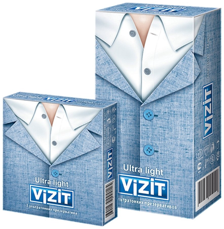 Презервативы Презервативы VIZIT Ultra light 12 шт купить,NaN