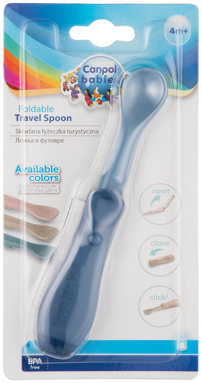 Ложка Canpol Babies 56/611_blu, предметов 1 шт, голубой купить,NaN