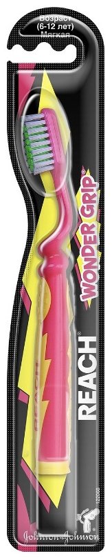 REACH 6-12 зубная щетка мягкая 1 шт