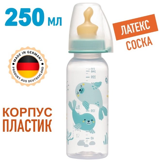 Бутылочка NIP 35007 250 мл прозрачный купить,NaN