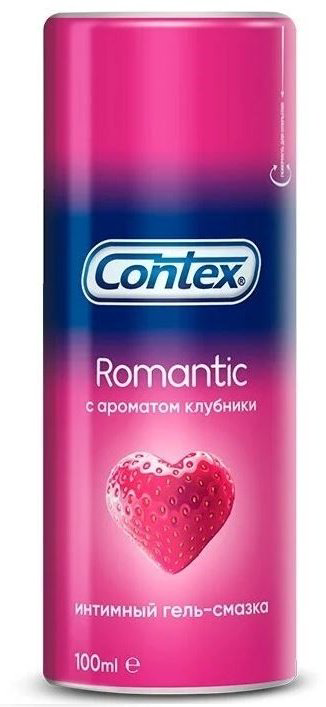 Лубрикант Contex гель клубничный 100 мл основа водная купить,NaN