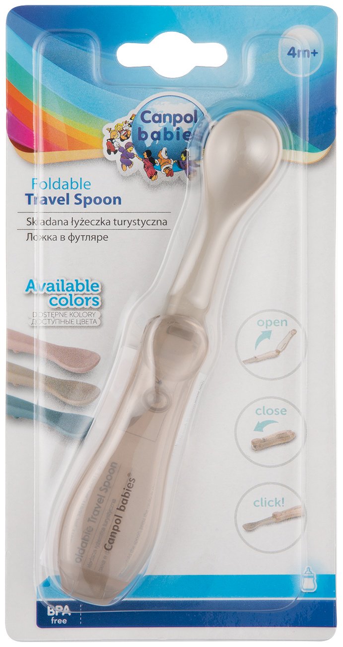 Ложка Canpol Babies 56/611_grey, предметов 1 шт, серый купить,NaN