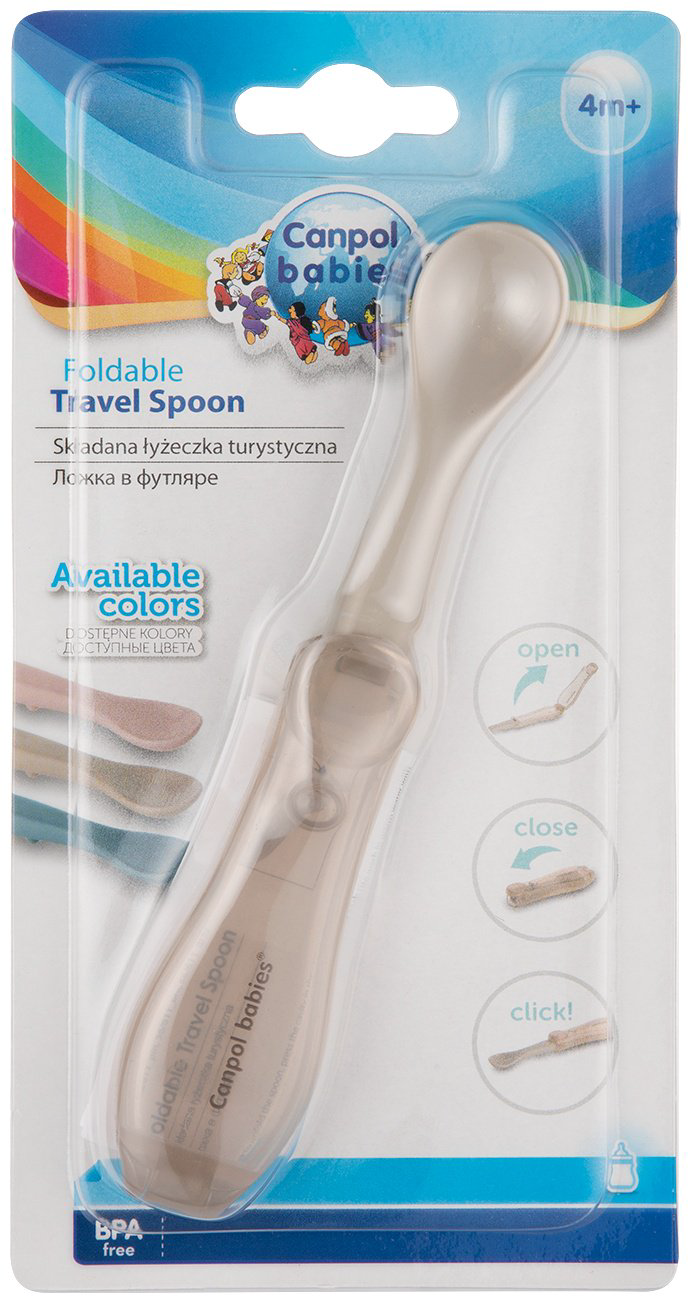 Ложка Canpol Babies 56/611_grey, предметов 1 шт, серый купить,NaN