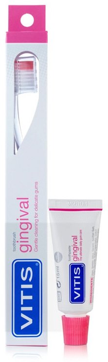 Vitis gingival при воспалении десен набор по уходу за полостью рта средняя 2 шт