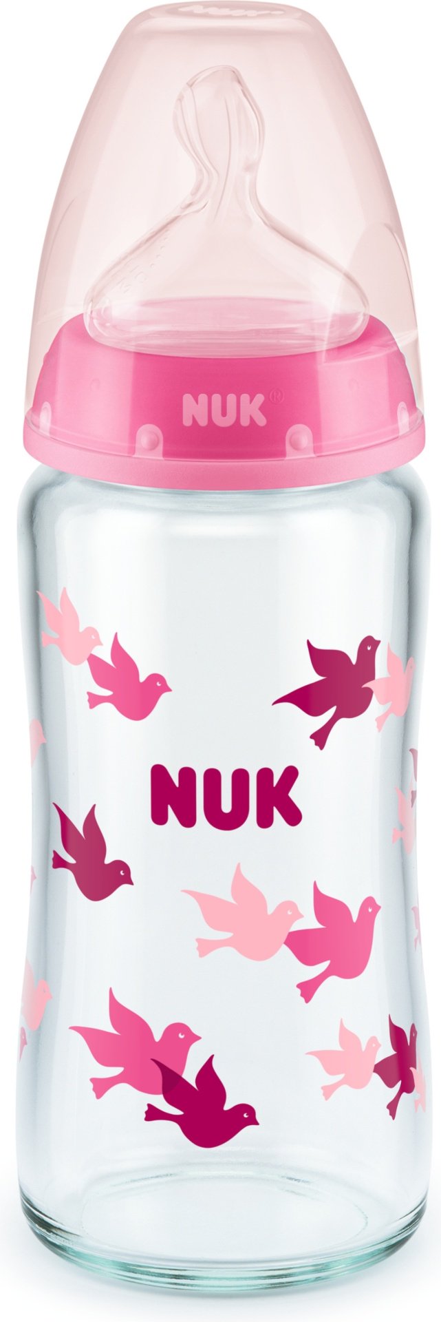 Бутылочка NUK 10745121_2 240 мл розовый купить,NaN