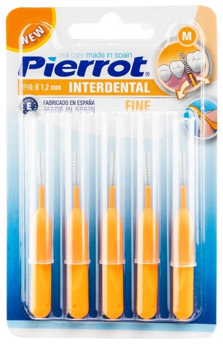 Pierrot зубной ершик средняя 5 шт купить,NaN