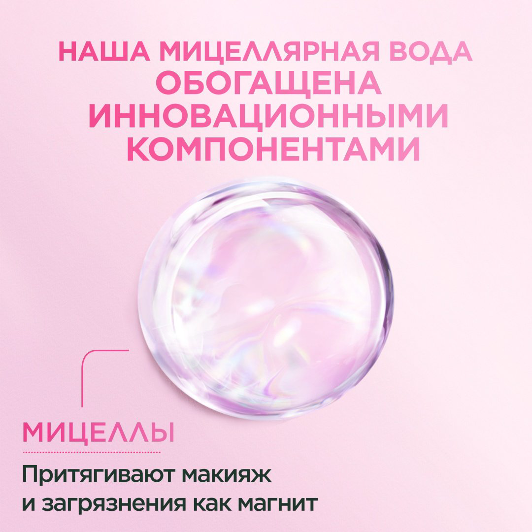 Garnier очищающее средство для лица 3 в 1 с глицерином и П-анисовой кислотой, для всех типов кожи мицеллярная вода 400 мл купить,NaN