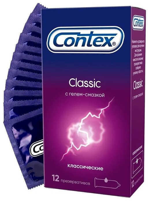 Презервативы Презервативы Contex Classic 12 шт купить,NaN