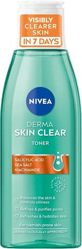 NIVEA тонер Derma Skin Clear 200 мл купить,NaN
