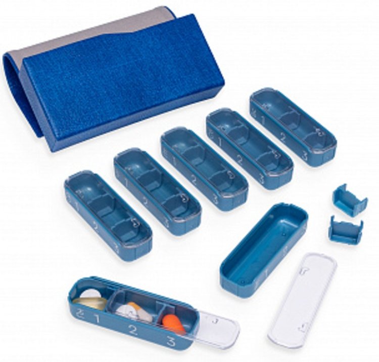 Таблетница Пилюля Премиум 21 отделение