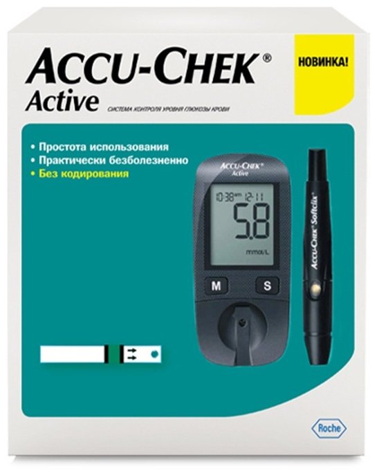 Roche глюкометр Акку-Чек актив