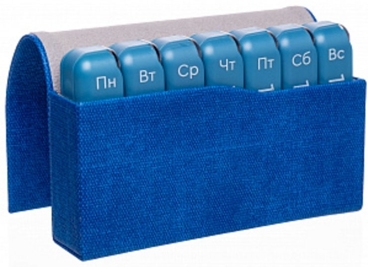 Таблетница Пилюля Премиум 21 отделение