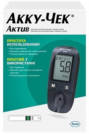 Roche глюкометр Акку-Чек актив
