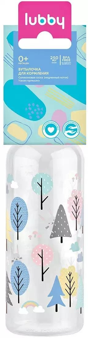 Бутылочка Lubby 269787 250 мл прозрачный купить,NaN