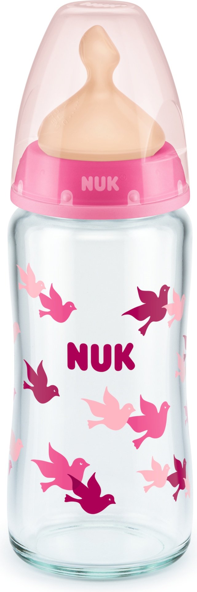 Бутылочка NUK 10745122_2 240 мл розовый купить,NaN