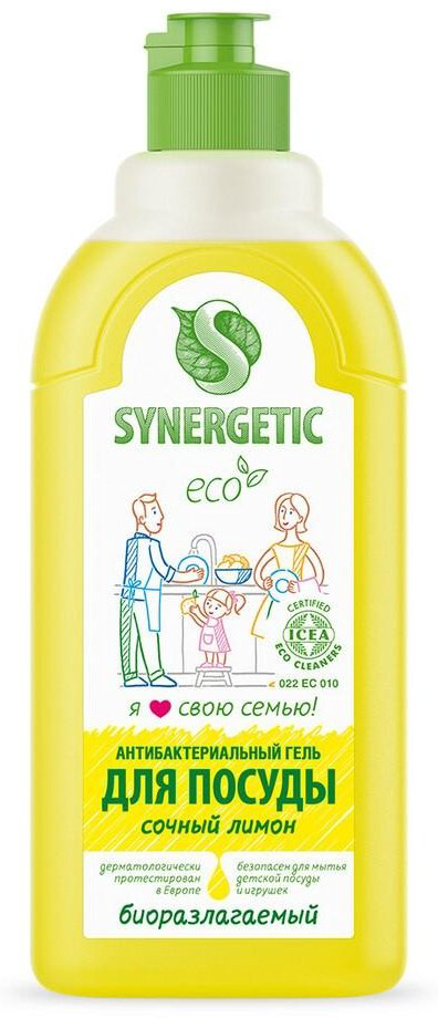 Synergetic гель Лимон 0.5 л купить,NaN