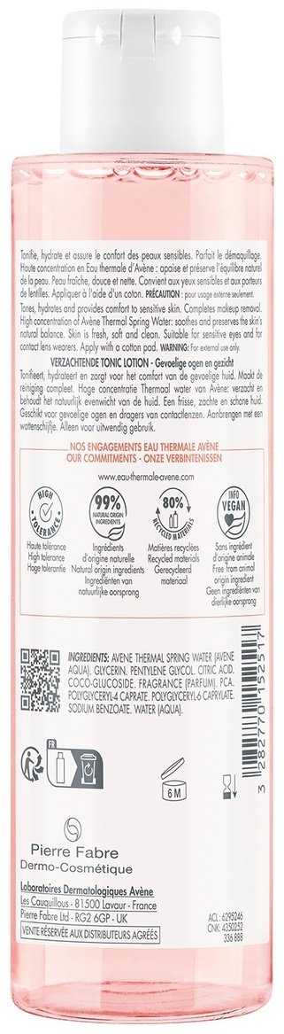 Avene лосьон-тоник успокаивающий тонизирующий 200 мл купить,NaN