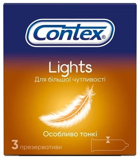 Презервативы Презервативы Contex Lights 3 шт купить,NaN