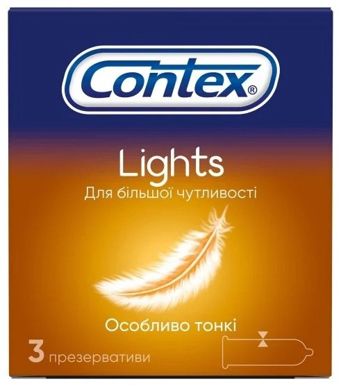 Презервативы Презервативы Contex Lights 3 шт купить,NaN