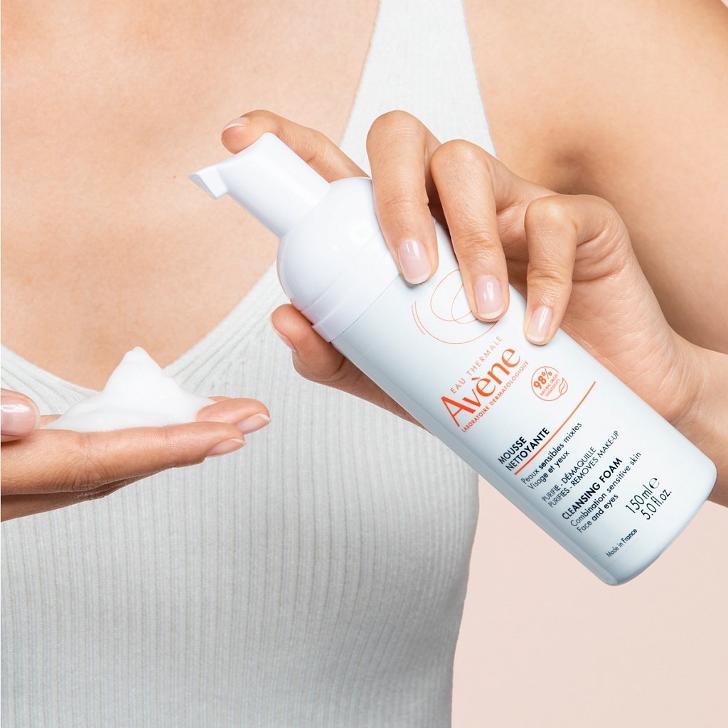 Avene Mousse Nettoyante пенка 150 мл купить,NaN