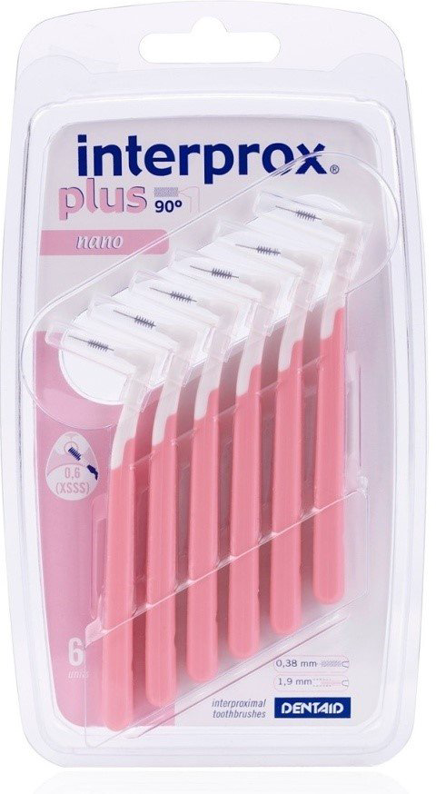 Dentaid Interprox Plus Nano зубной ершик средняя 6 шт купить,NaN