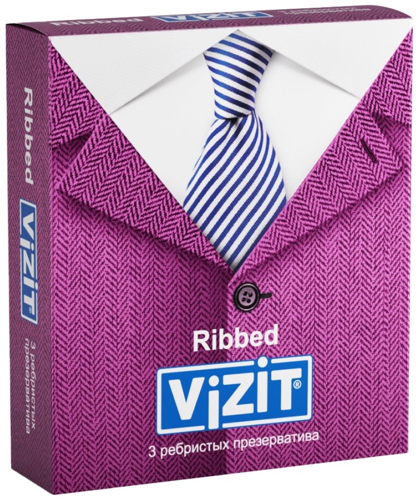 Презервативы Презервативы VIZIT Ribbed 3 шт купить,NaN