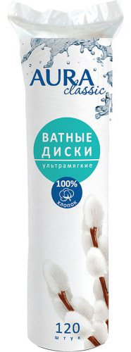 AURA KZ ватные диски Classic 120 шт купить,NaN