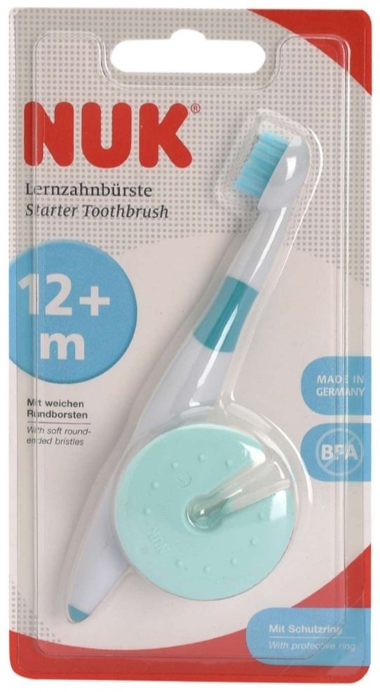 NUK с ограничителем 12&#43; мес зубная щетка мягкая 1 шт