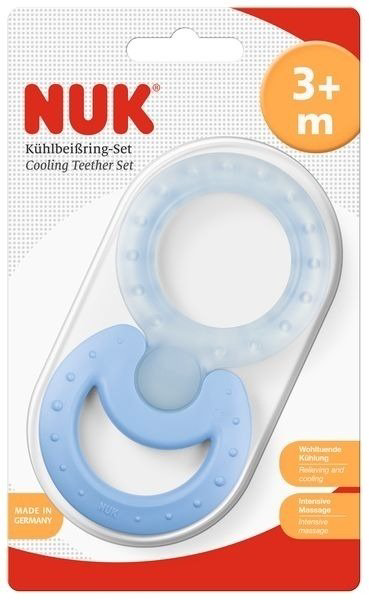 Прорезыватель NUK 10256225 3m+, 2 шт, мультиколор купить,NaN