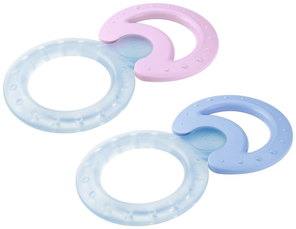 Прорезыватель NUK 10256225 3m+, 2 шт, мультиколор купить,NaN