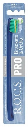 R.O.C.S. РRO Brackets Ortho зубная щетка мягкая 1 шт купить,NaN