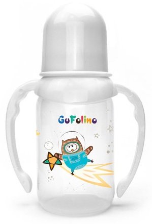 Бутылочка Gufolino S-13123 125 мл прозрачный купить,NaN