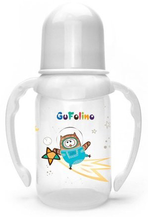 Бутылочка Gufolino S-13123 125 мл прозрачный купить,NaN