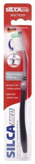 SILCAmed Идеальная чистка зубная щетка жесткая 1 шт купить,NaN