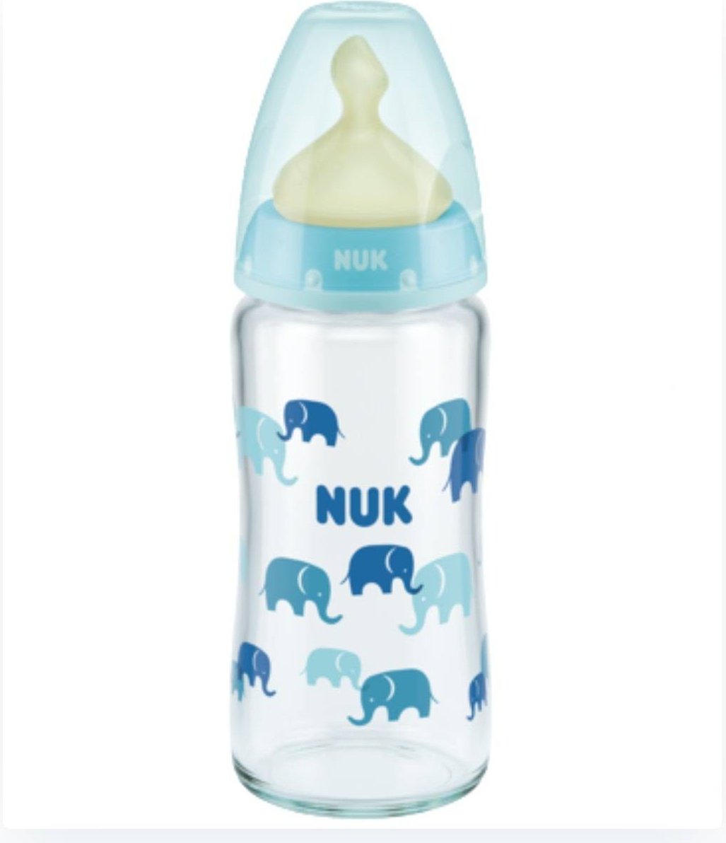 Бутылочка NUK 10745122 First Choice 0-6m 240 мл голубой купить,NaN