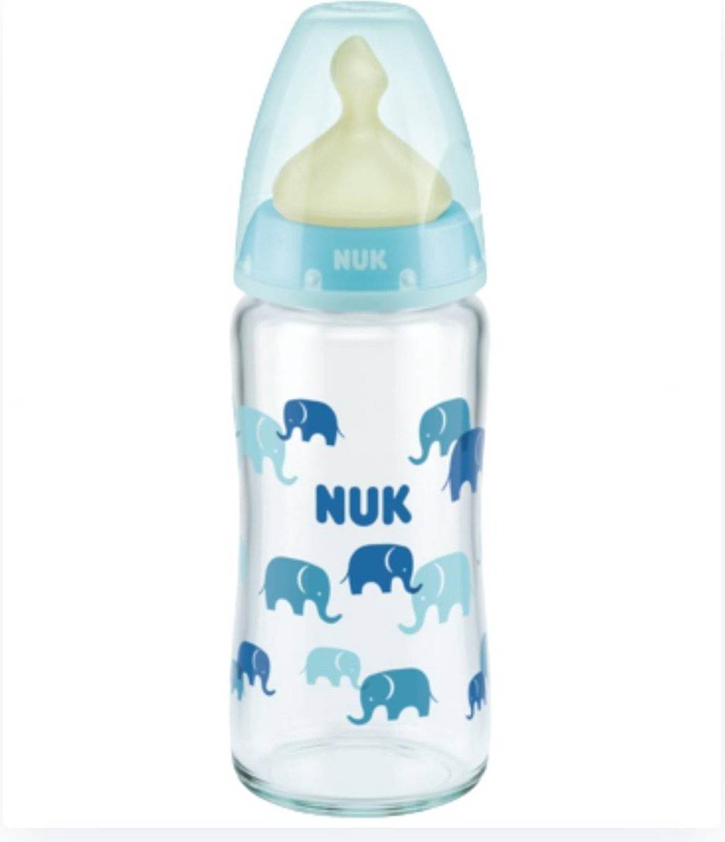 Бутылочка NUK 10745122 First Choice 0-6m 240 мл голубой купить,NaN