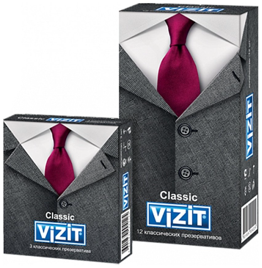 Презервативы Презервативы VIZIT Classiс 12 шт купить,NaN