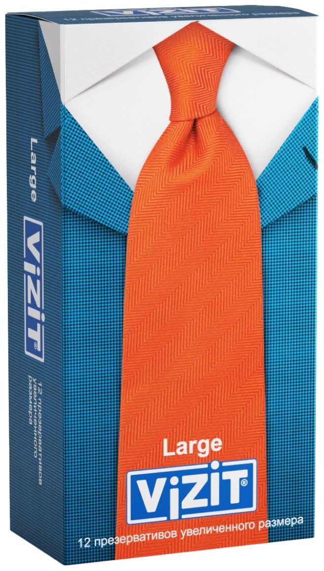 Презервативы Презервативы VIZIT Large 12 шт купить,NaN
