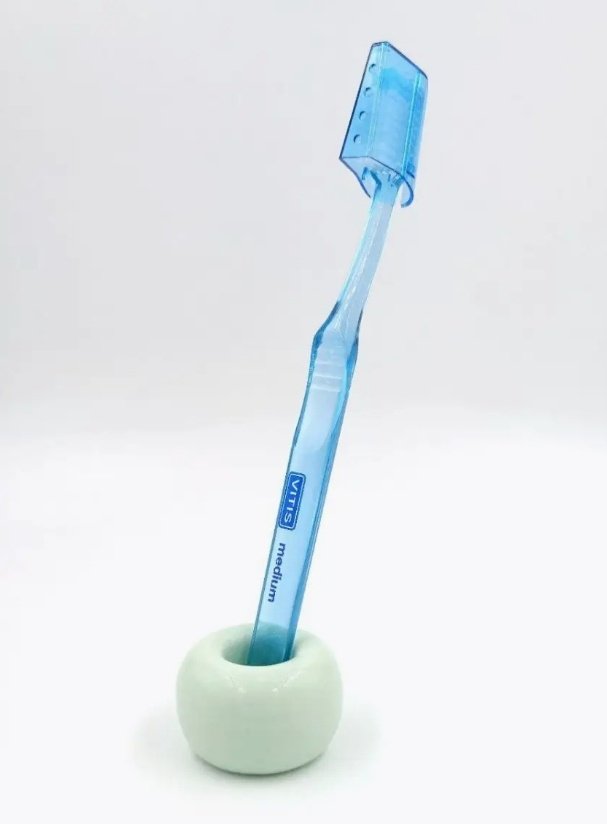 Vitis Medium с зубной пастой набор по уходу за полостью рта средняя 2 шт